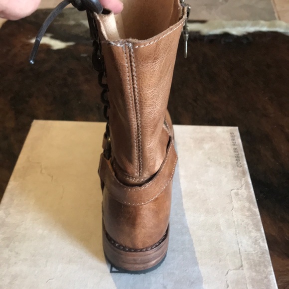 Bed Stu Ellsworth tan rustic ankle boot - Picture 3 of 5